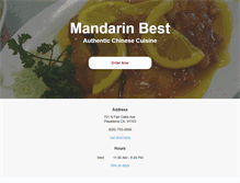 Tablet Screenshot of mandarinbest.com